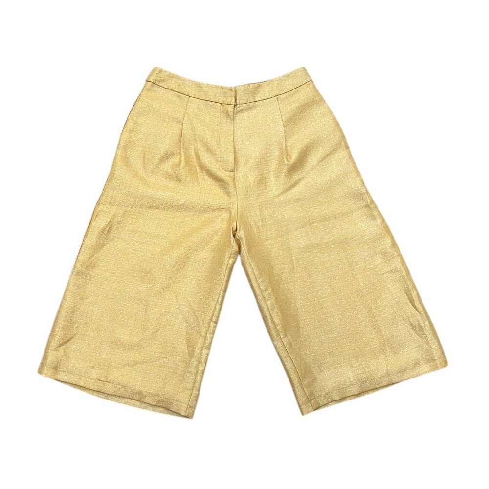 Women’s Delphine Gold Metallic Shorts 2010s